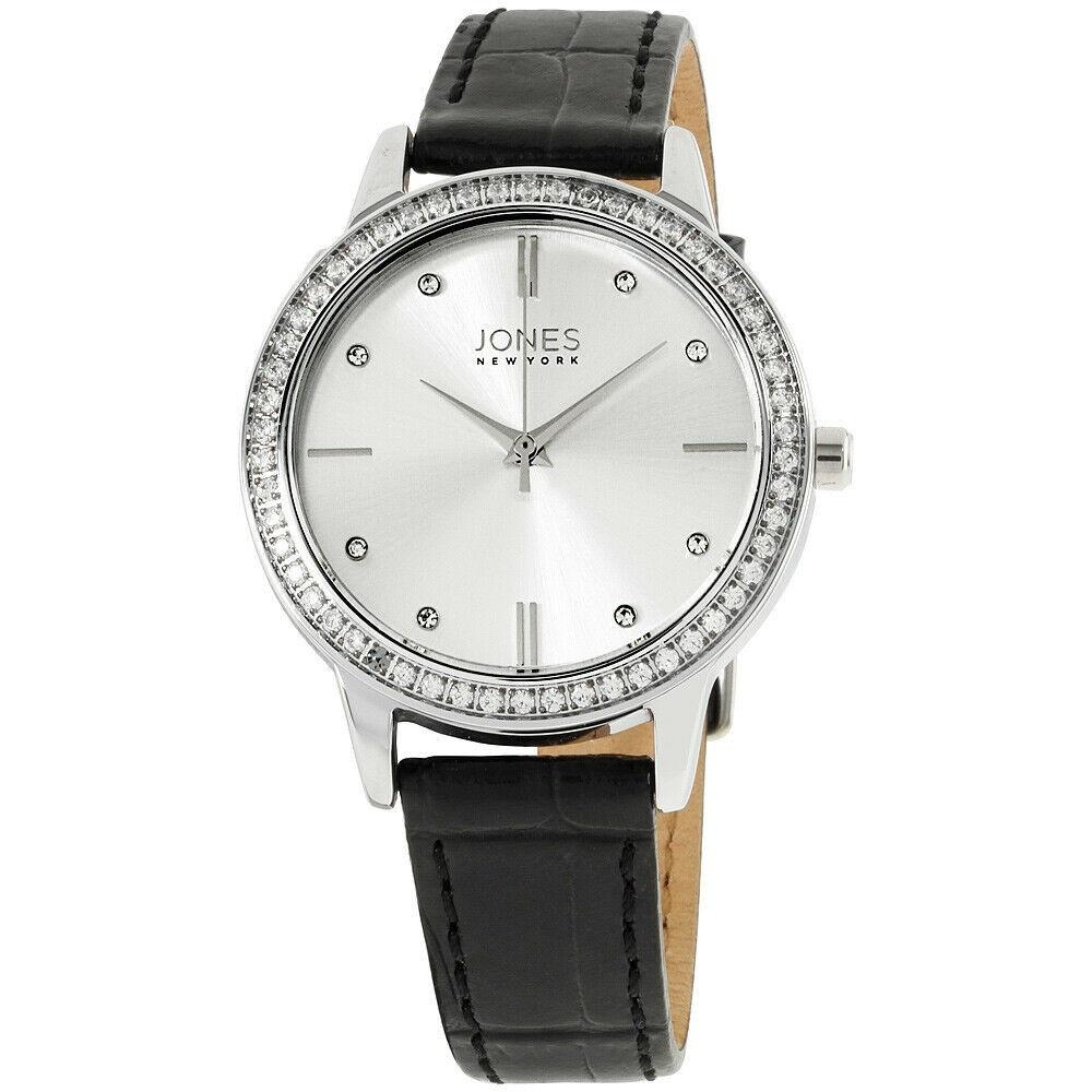 Jones New York Women's JNC11536S528-003 Jones New York Black Leather Watch