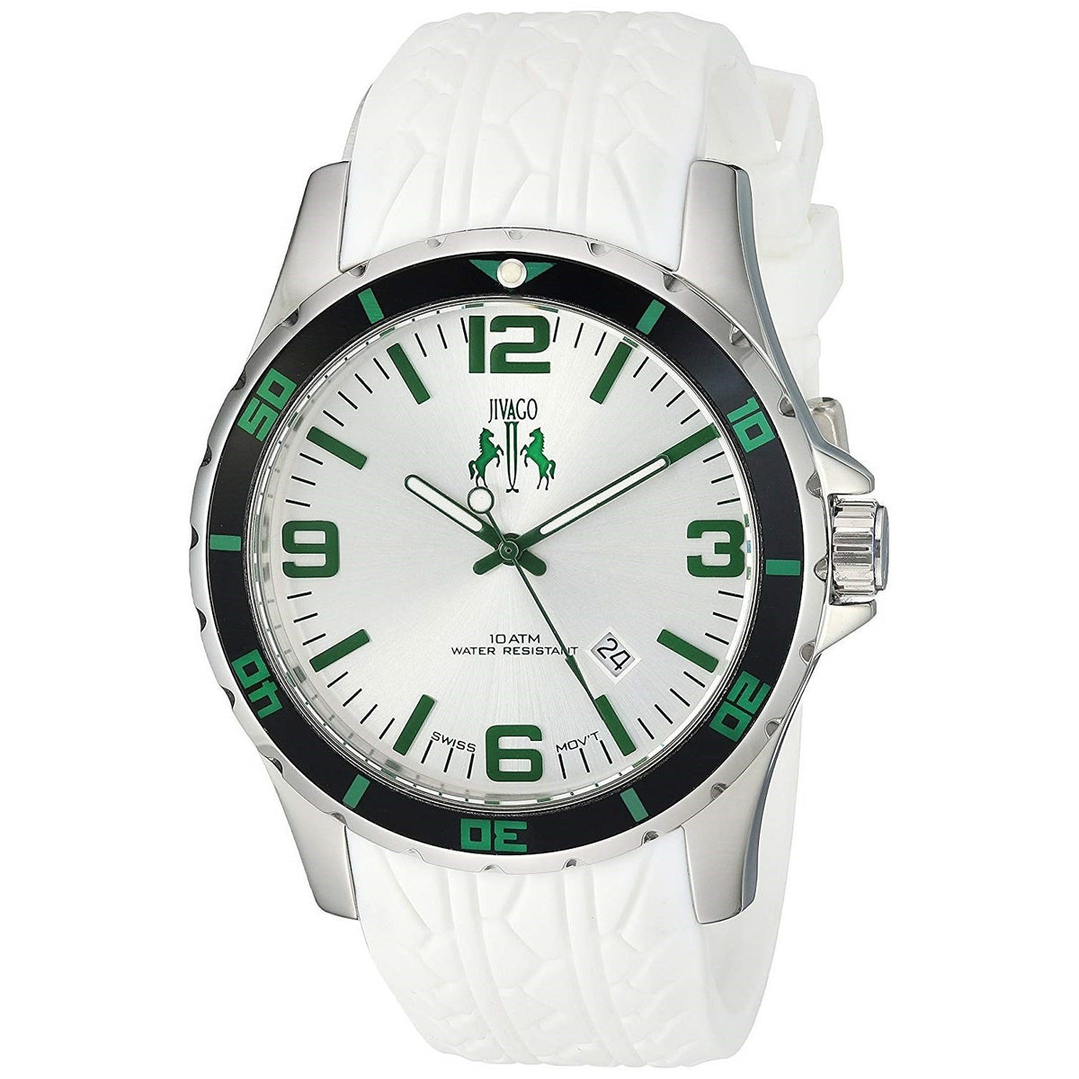 Jivago Men's JV0116 Ultimate White Silicone Watch