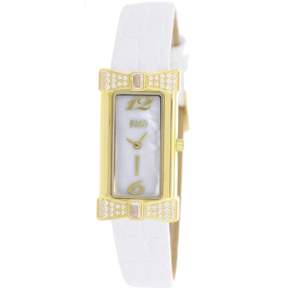 Jivago Women's JV1414 Charmante White Leather Watch