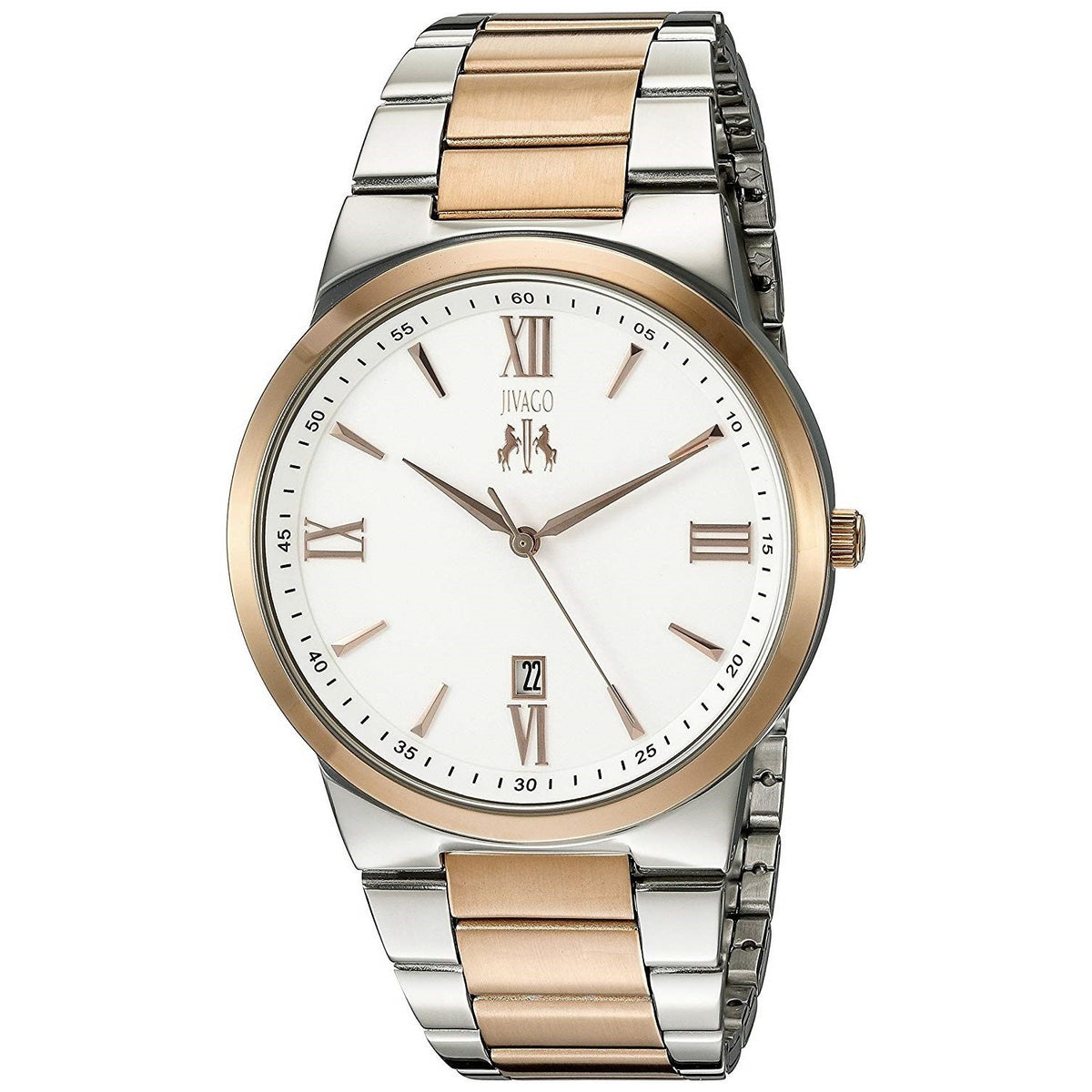 Jivago Men's JV3514 Clarity Two-Tone Stainless Steel Watch