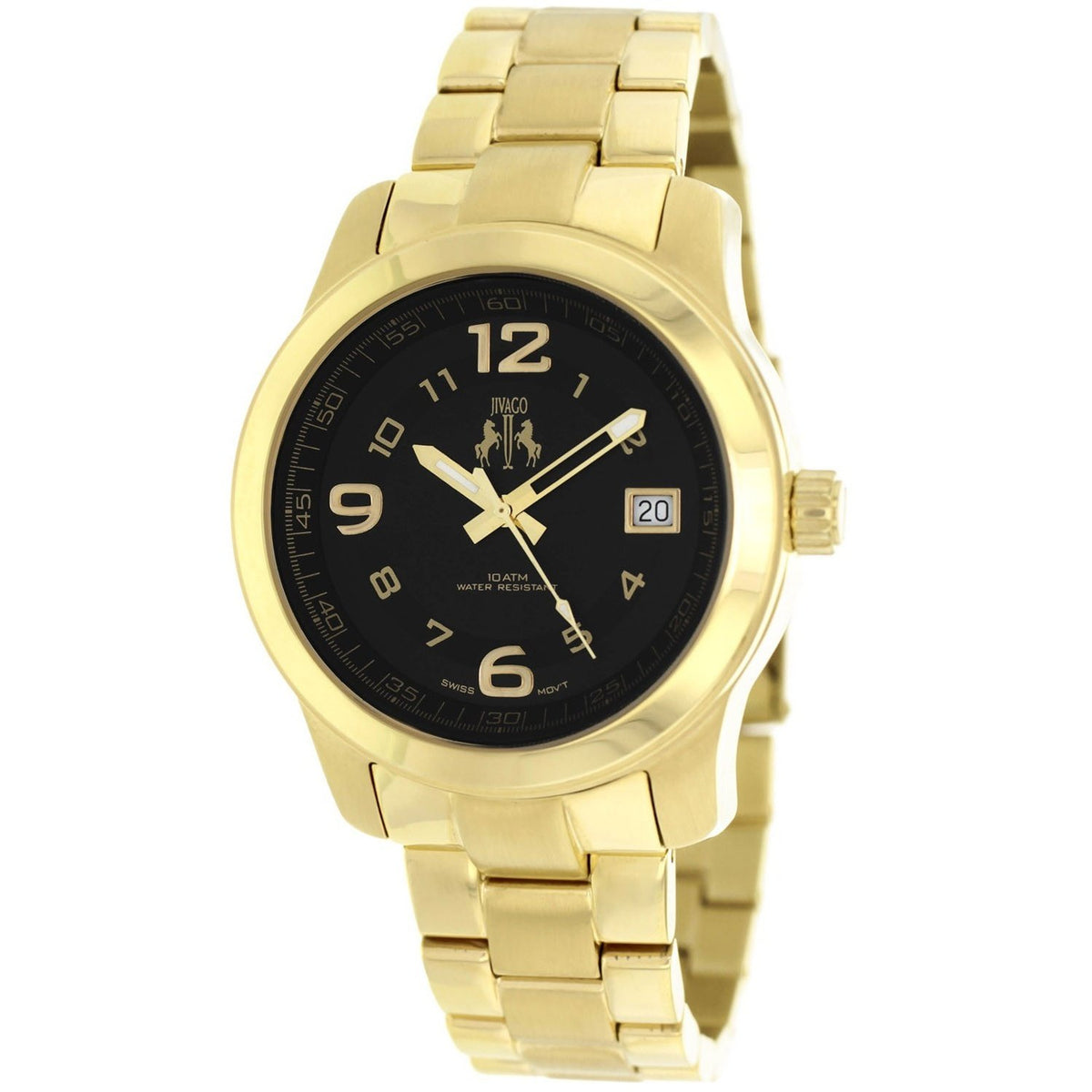 Jivago Women&#39;s JV5213 Infinity Gold-Tone Stainless Steel Watch