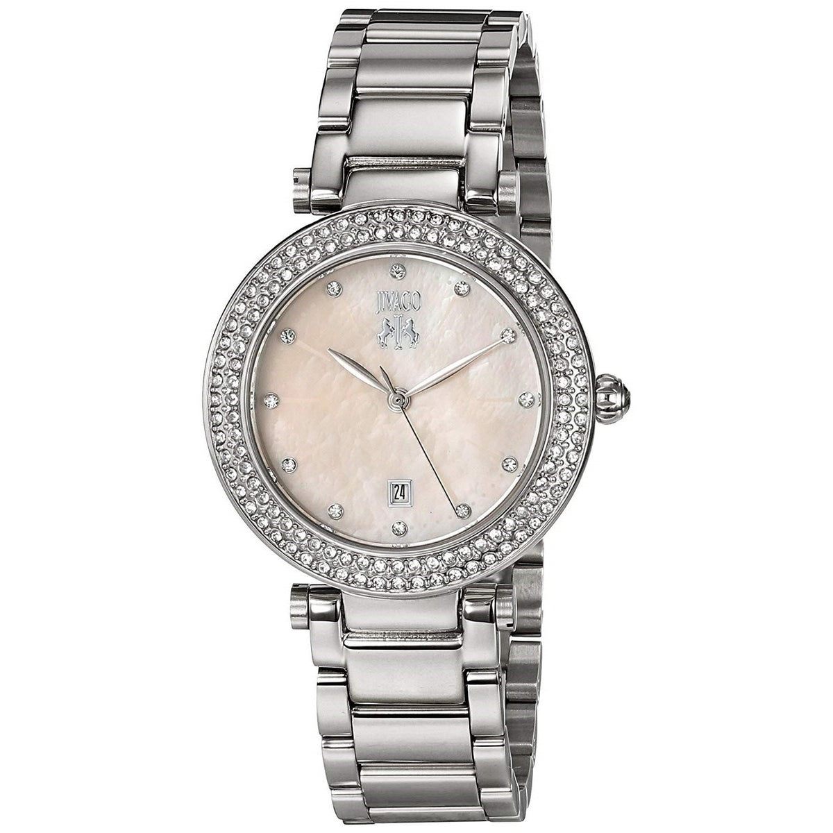 Jivago Women&#39;s JV5313 Parure Crystal Stainless Steel Watch