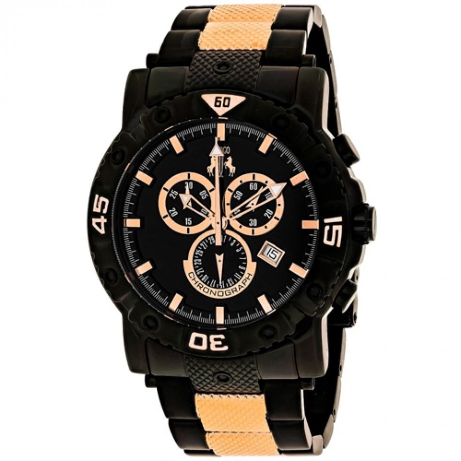 Jivago Men's JV9127XL Titan Chronograph Two-Tone Stainless Steel Watch