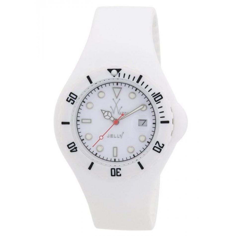 Toy Watch Unisex JY01WH Jelly White Silicone Watch