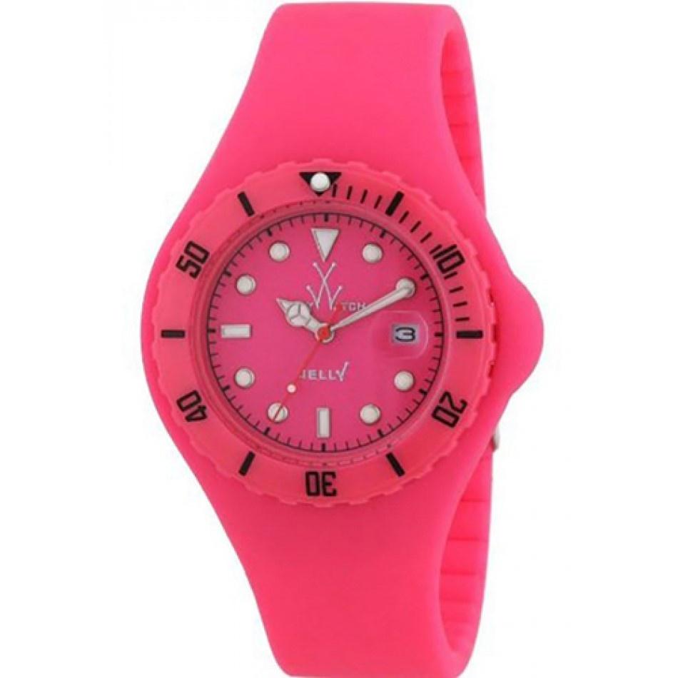 Toy Watch Women&#39;s JY04PS Jelly Pink Silicone Watch