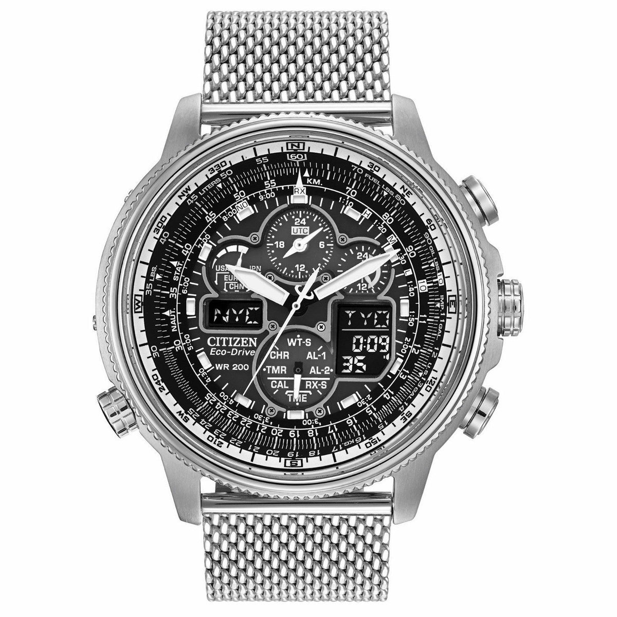 Citizen Men&#39;s JY8030-83E Promaster Chronograph Stainless Steel Watch