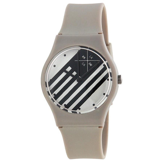 Kr3w Women's K1341GY Freshman Grey Plastic Watch