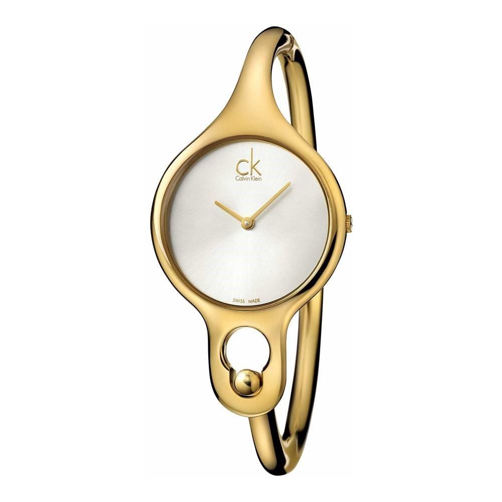 Calvin Klein Women&#39;s K1N23526 Air Gold-Tone Stainless Steel Watch