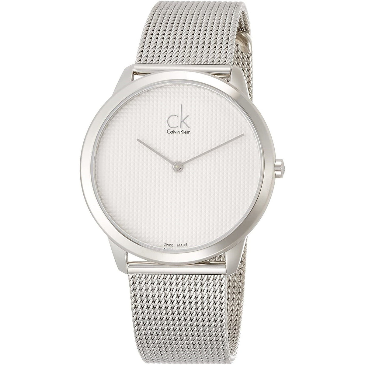 Calvin Klein Men's K3M2112Y Minimal Stainless Steel Mesh Watch