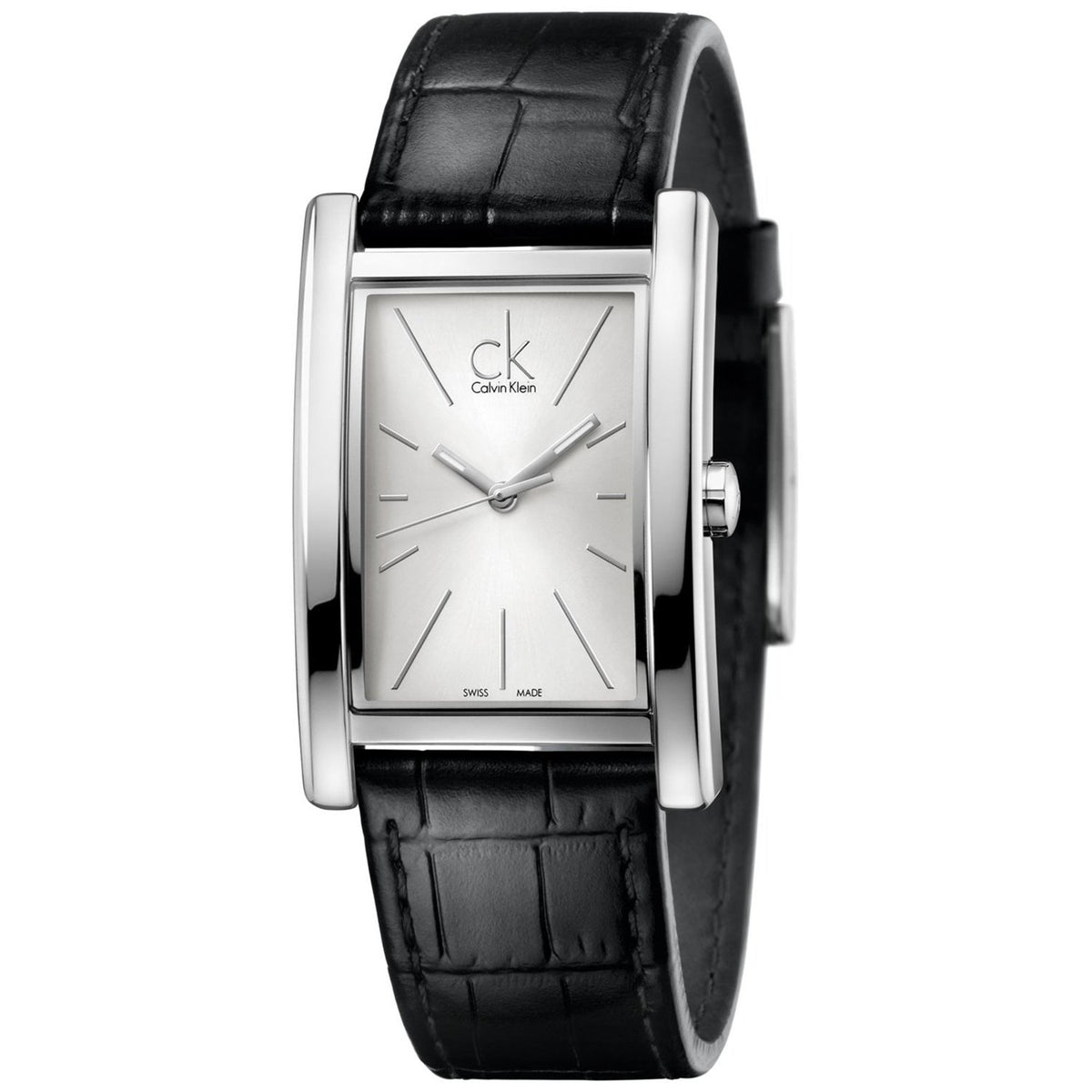 Calvin Klein Men's K4P211C6 Refine Black Leather Watch