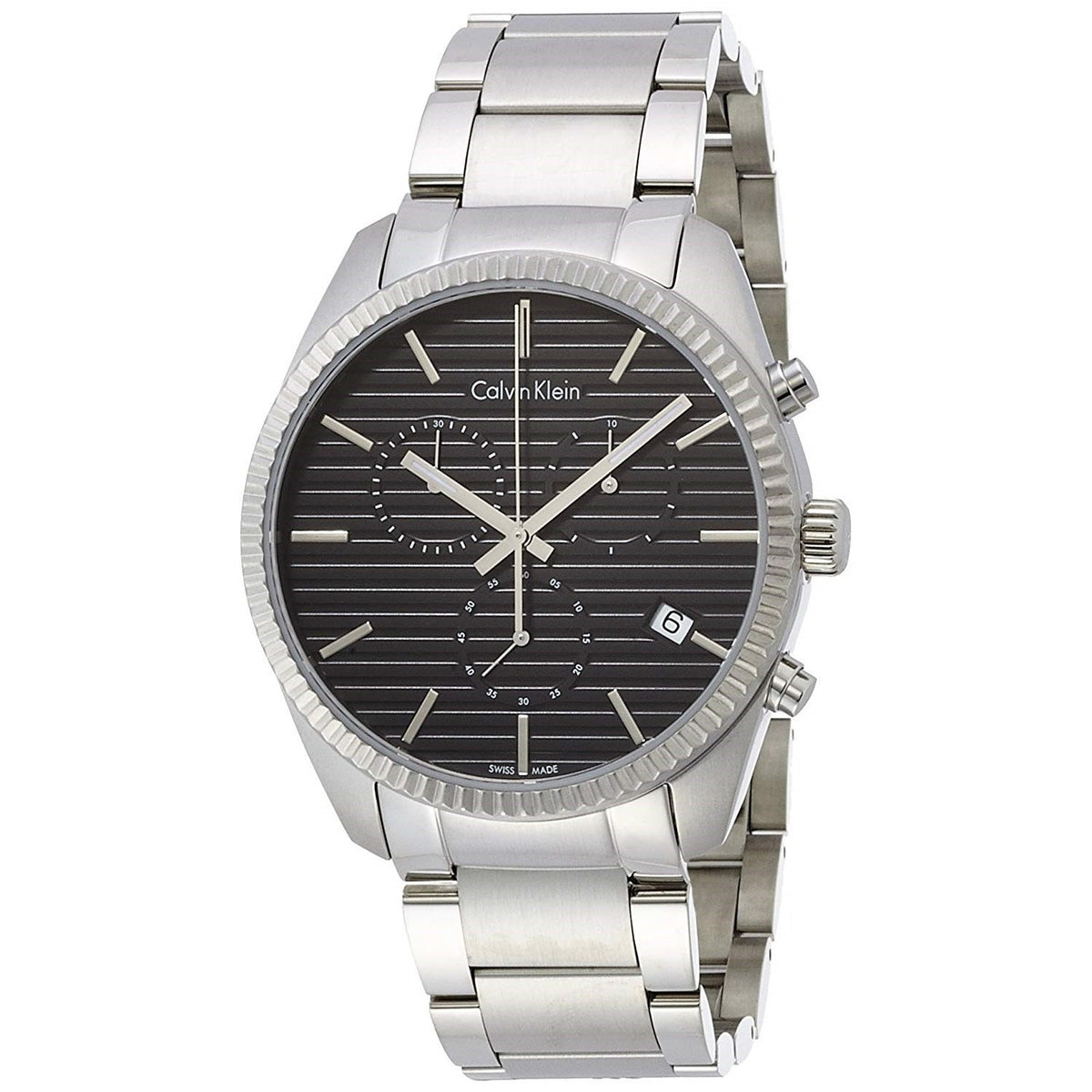 Calvin Klein Men&#39;s K5R37141 Alliance Chronograph Stainless Steel Watch