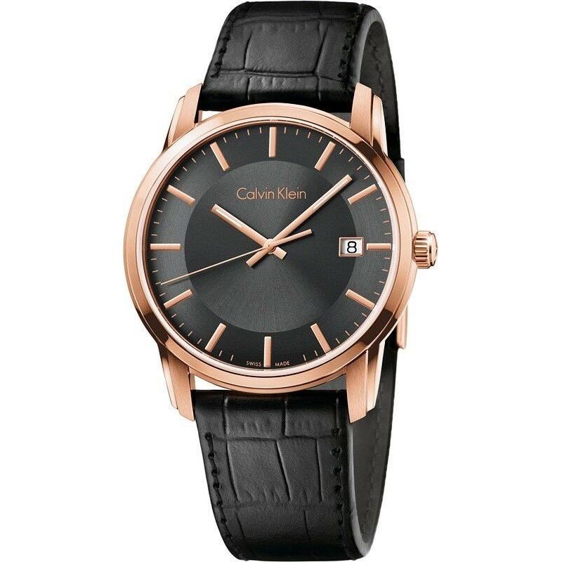 Calvin Klein Men's K5S316C3 Infinite Black Leather Watch