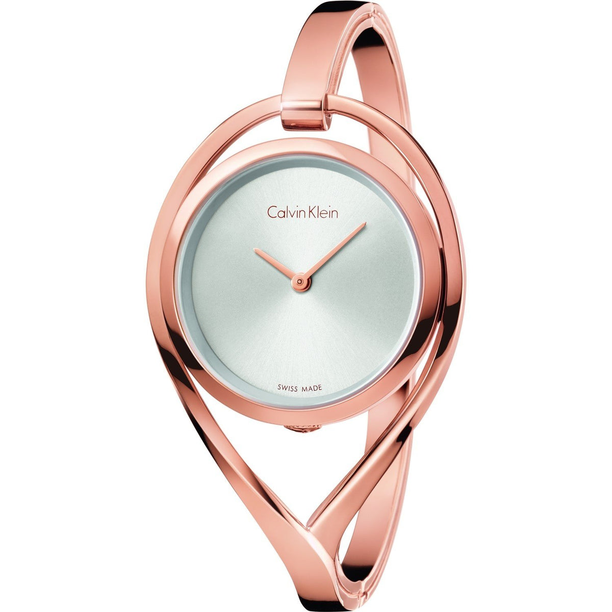 Calvin Klein Women&#39;s K6L2S616 Light Rose Gold-Tone Stainless Steel Watch