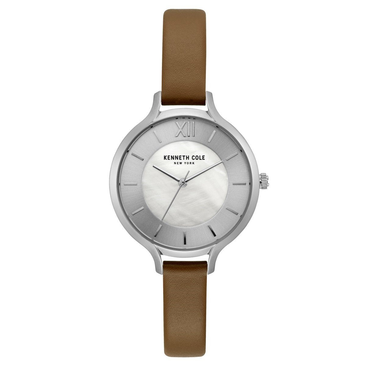 Kenneth Cole Women's KC15187005 Classic Brown Leather Watch