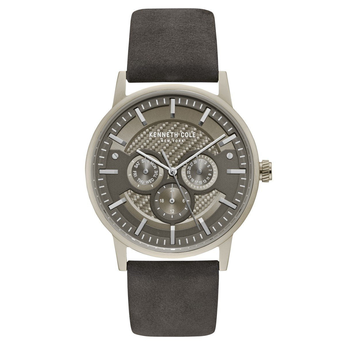 Kenneth Cole Men's KC15203002 Classic Grey Leather Watch