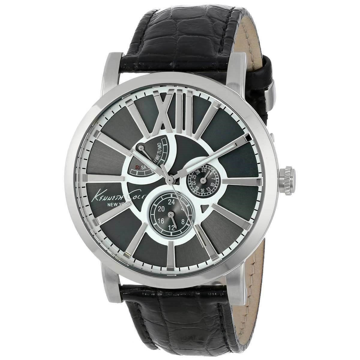 Kenneth Cole Men's KC1980 Kenneth Cole New York Black Leather Watch