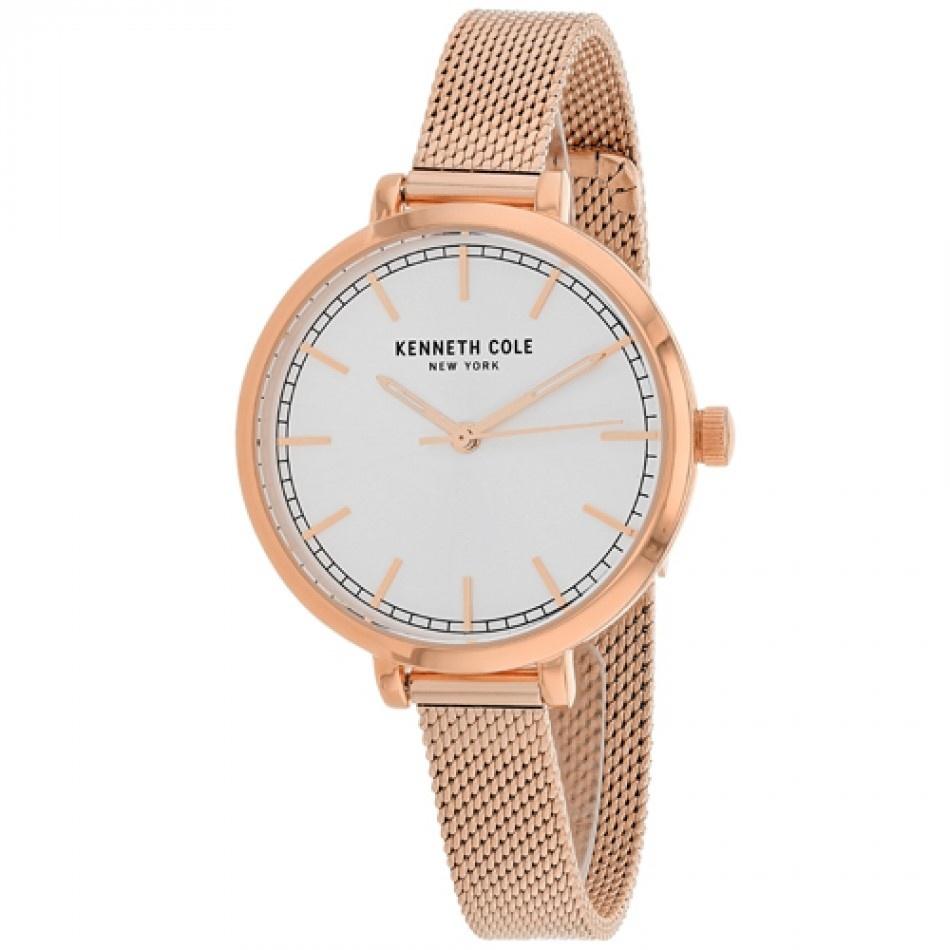 Kenneth Cole Women's KC50263007 Classic Rose-Tone Stainless Steel Watch