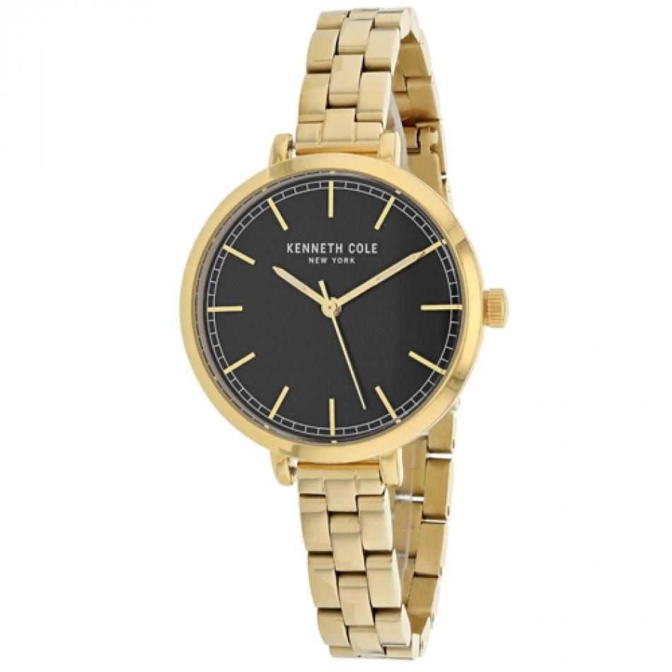 Kenneth Cole Women&#39;s KC50263010 Classic Gold-Tone Stainless Steel Watch