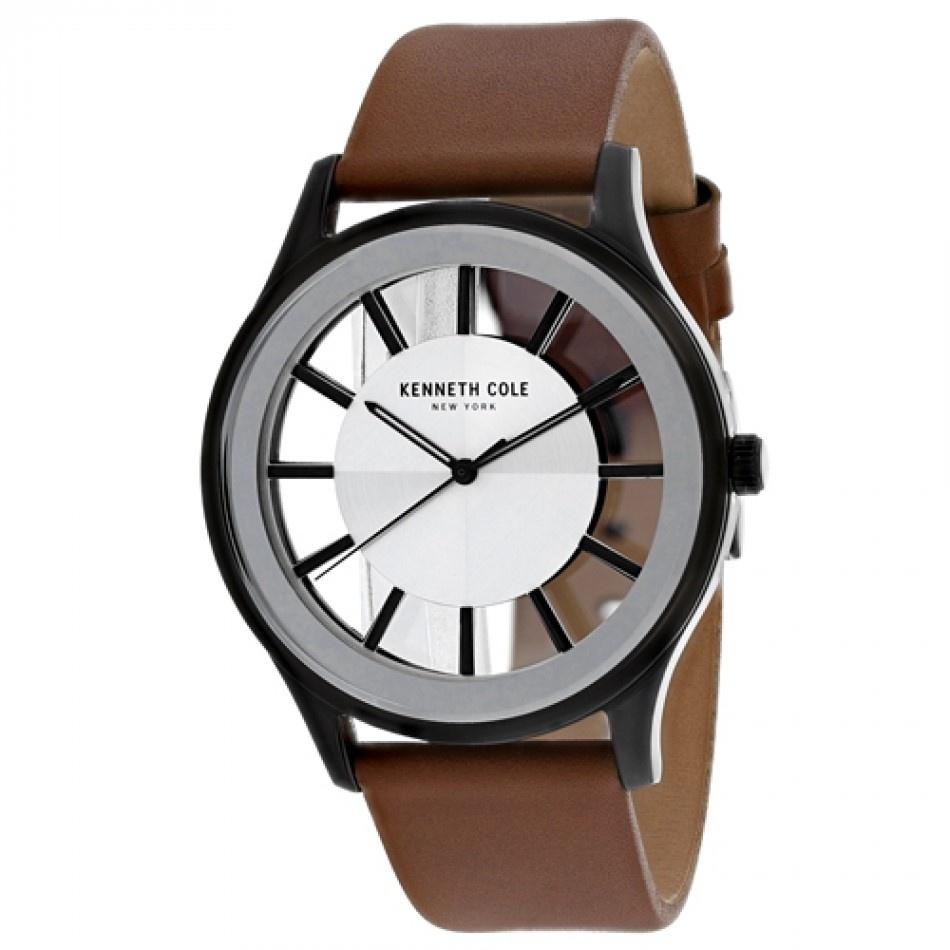 Kenneth Cole Men's KC50500003 Classic Brown Leather Watch
