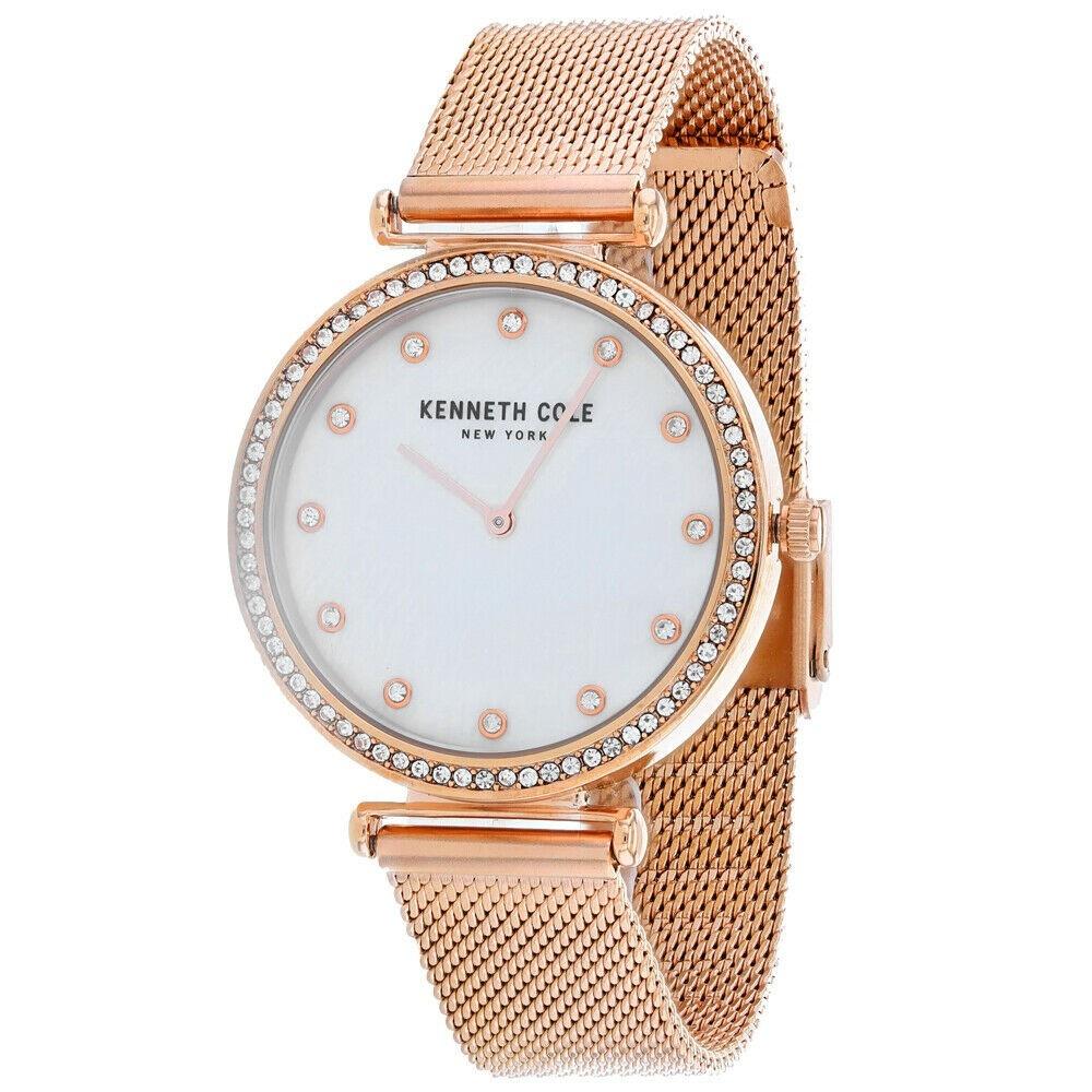 Kenneth Cole Women&#39;s KC50927004 Classic Rose Gold-Tone Stainless Steel Watch