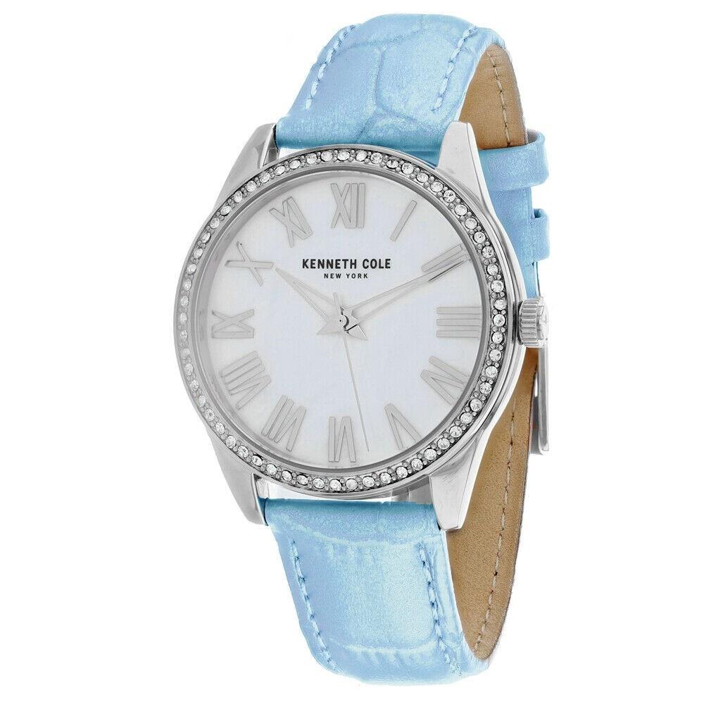 Kenneth Cole Women&#39;s KC50941002 Classic Blue Leather Watch