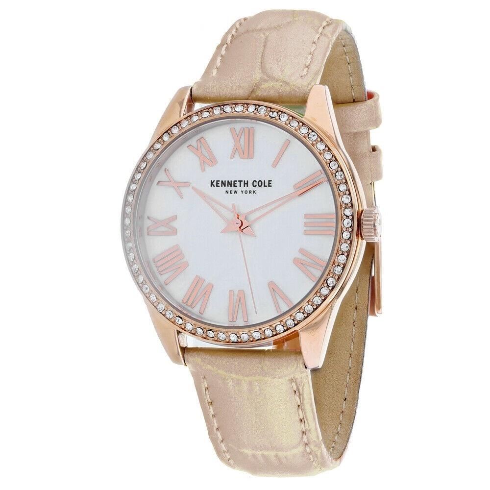 Kenneth Cole Women's KC50941003 Classic Brown Leather Watch