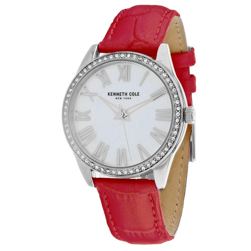 Kenneth Cole Women&#39;s KC50941005 Classic Red Leather Watch