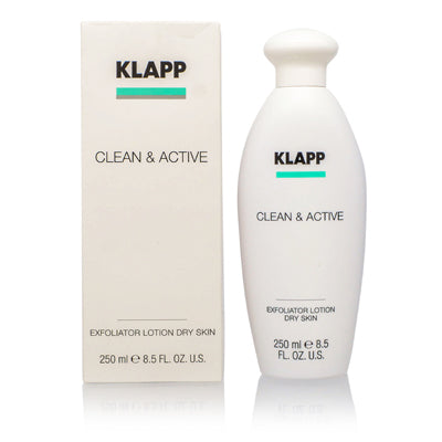 Klapp Clean & Active Exfoliator Lotion Dry Skin 8.5 Oz (250 Ml) 1208