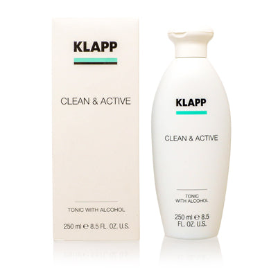Klapp Clean & Active Tonic With Alcohol 8.5 Oz (250 Ml) 1207