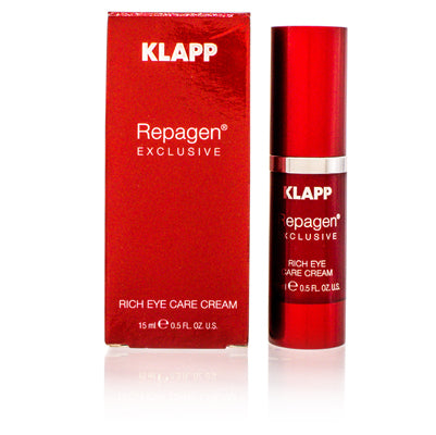Klapp Repagen Exclusive Rich Eye Care Cream 0.5 Oz (15 Ml)  