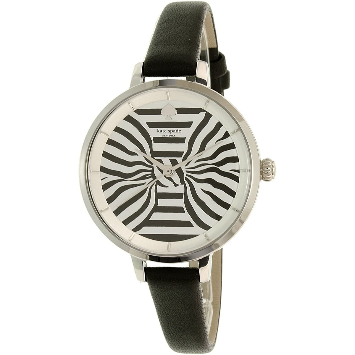 Kate Spade Women's KSW1032 Metro Black Leather Watch