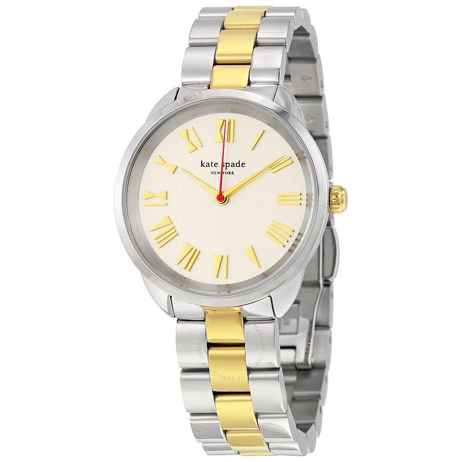 Kate Spade Women's KSW1062 Crosstown Two-Tone Stainless Steel Watch