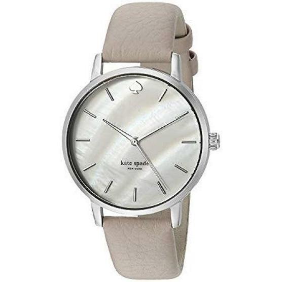 Kate Spade Women's KSW1141 Metro Grey Leather Watch