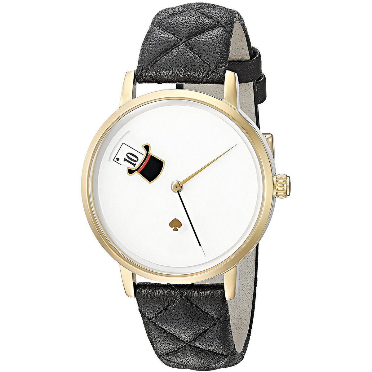 Kate Spade Women's KSW1214 Metro Black Leather Watch