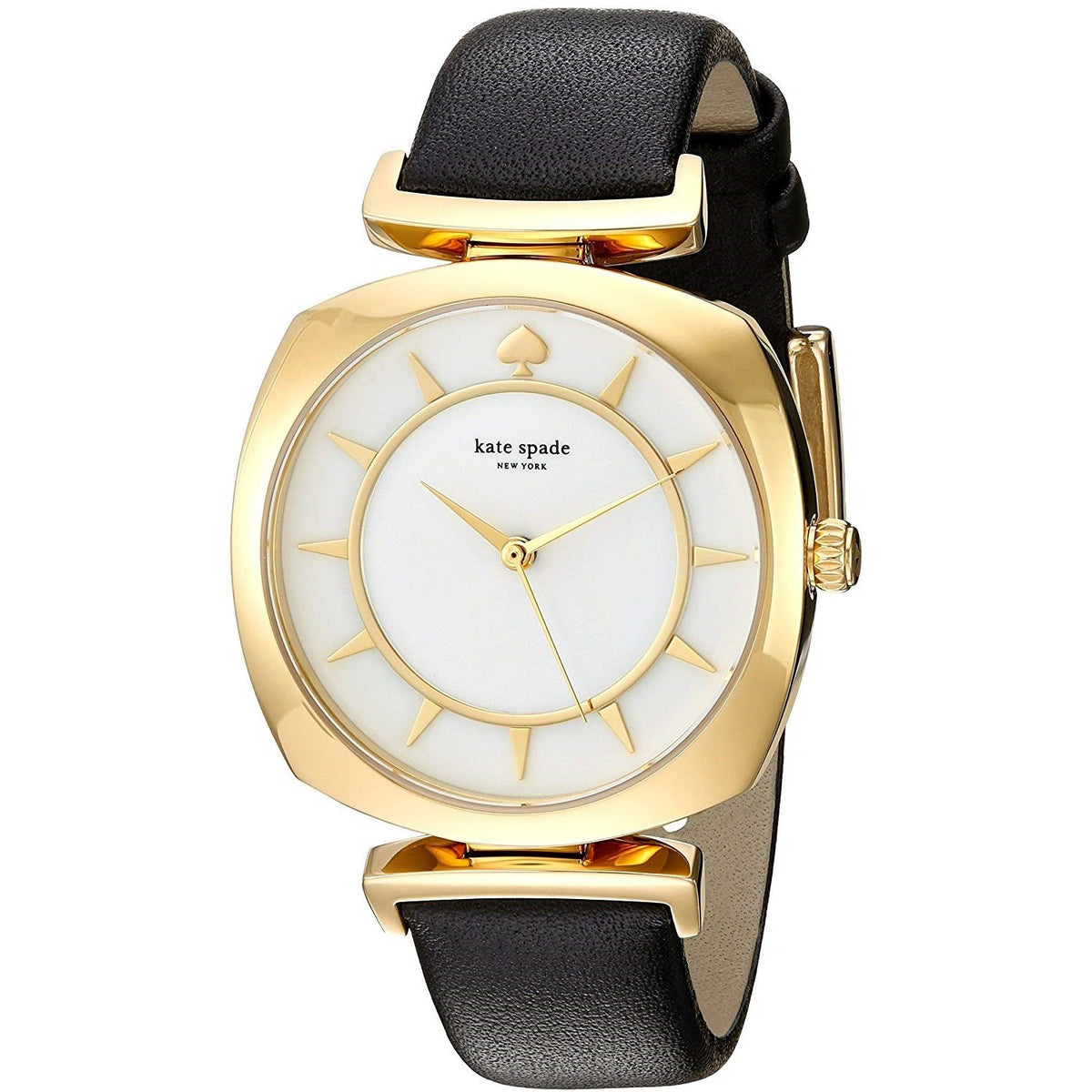 Kate Spade Women's KSW1224 Barrow Black Leather Watch
