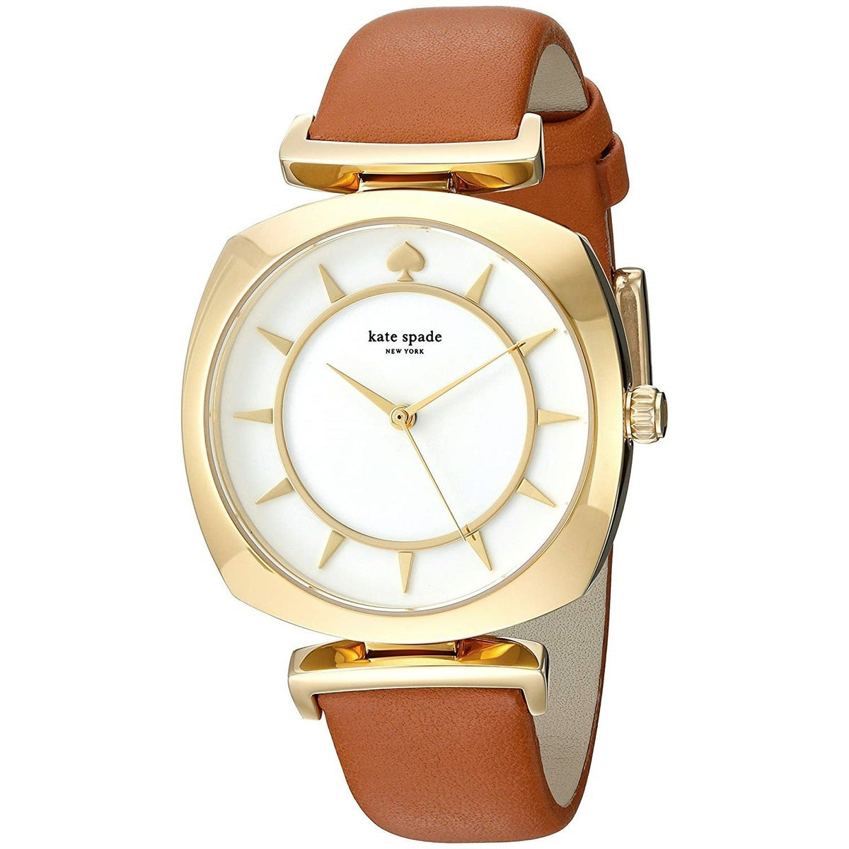 Kate Spade Women's KSW1225 Barrow Brown Leather Watch