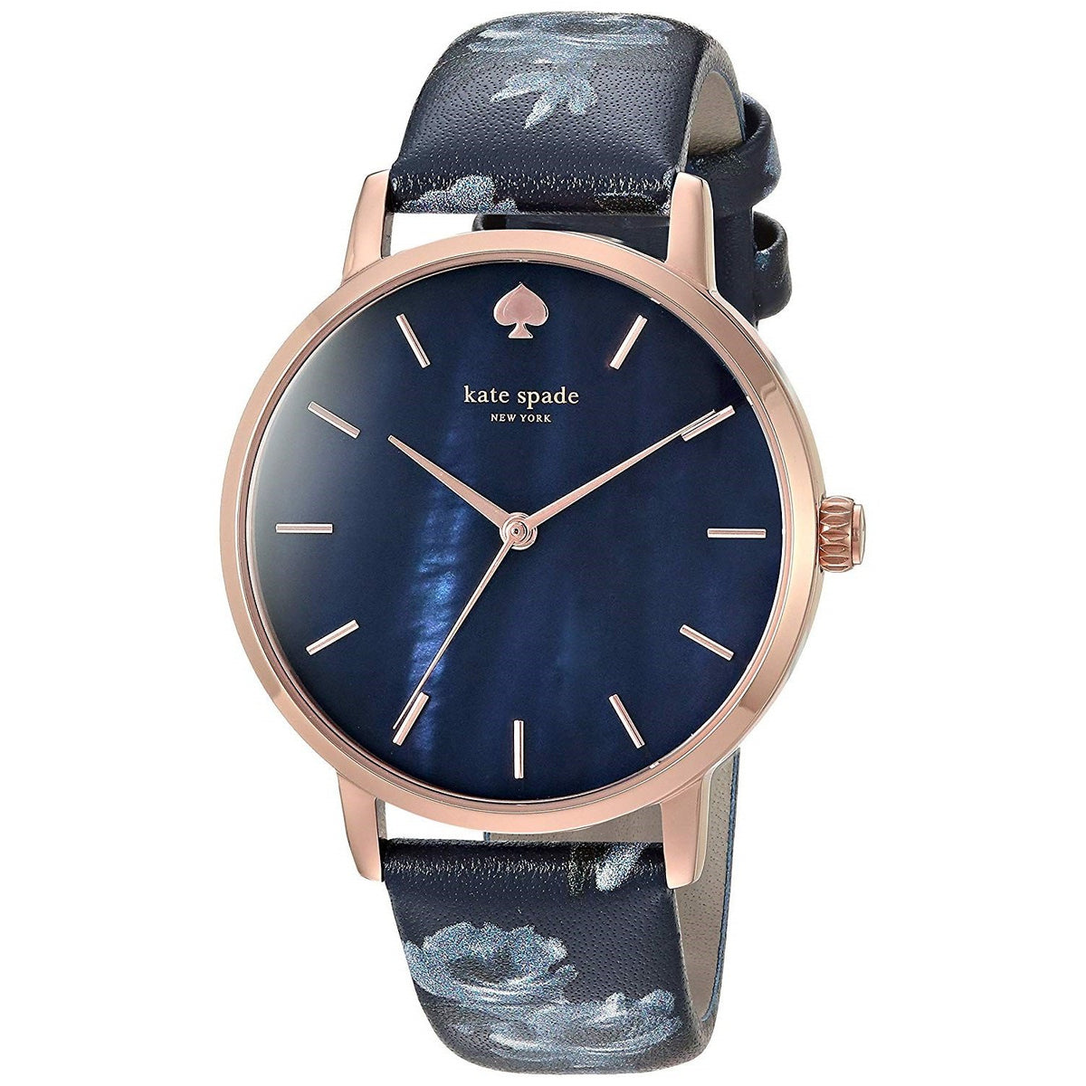 Kate Spade Women's KSW1390 Metro Blue Leather Watch