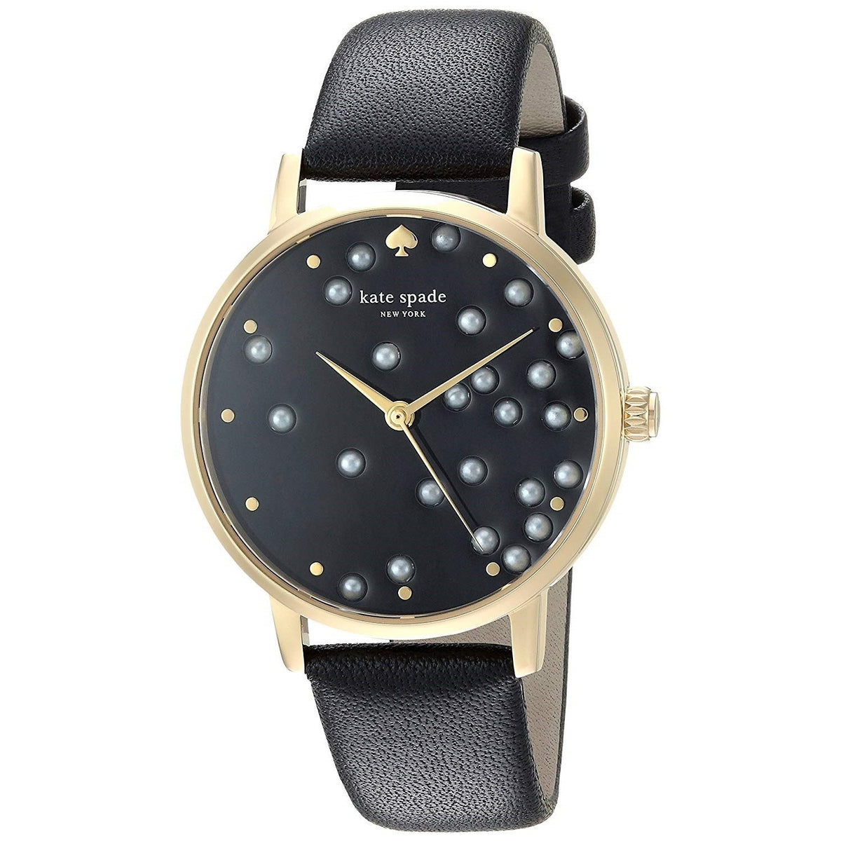 Kate Spade Women's KSW1395 Metro Black Leather Watch