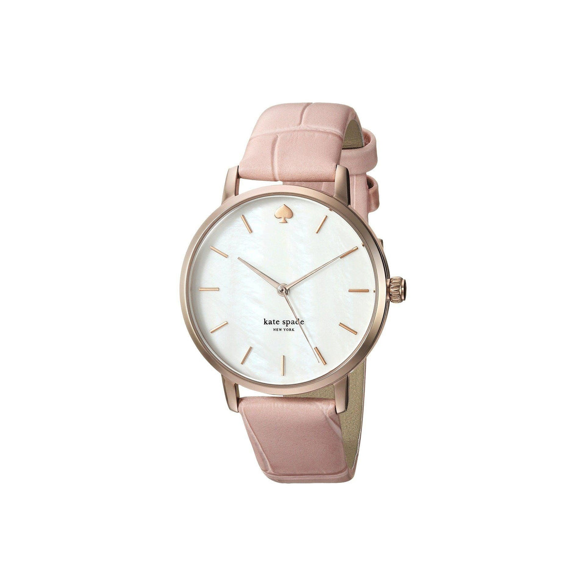 Kate Spade Women's KSW1425 Metro Pink Leather Watch