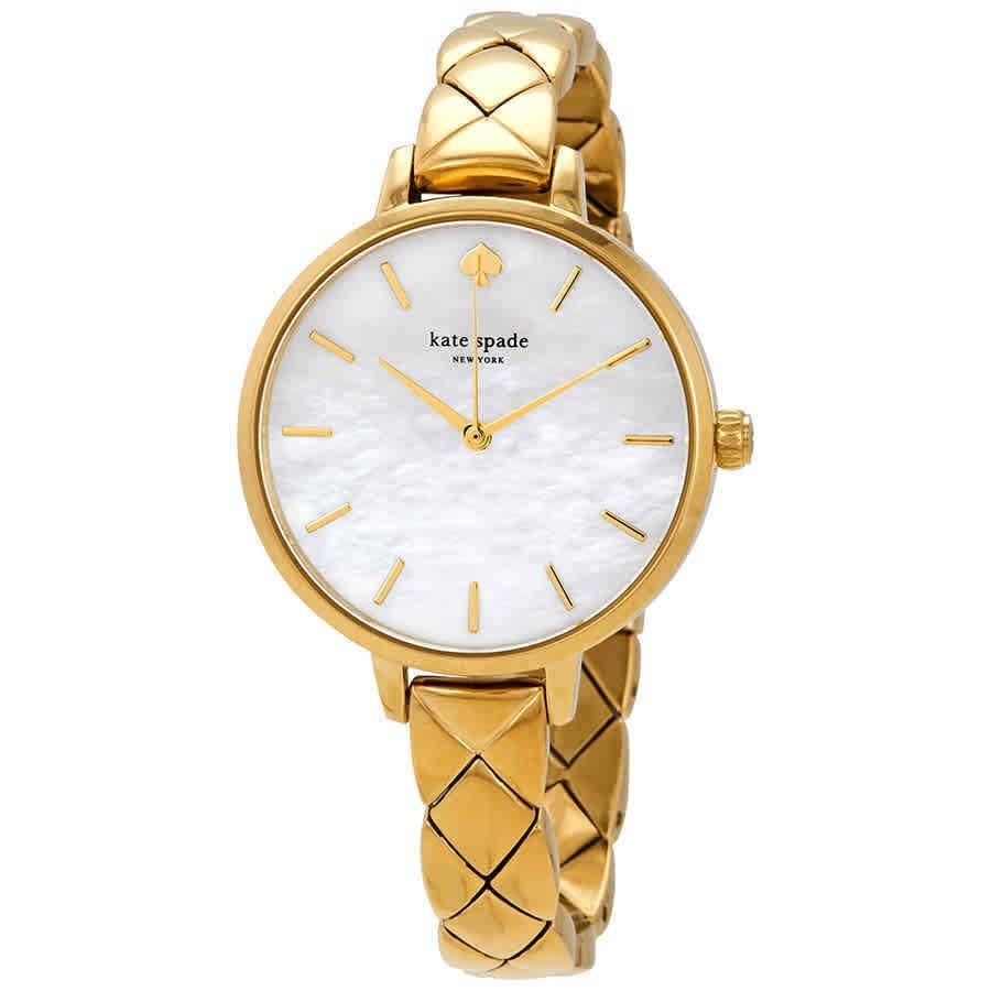 Kate Spade Women's KSW1471 Metro Gold-Tone Stainless Steel Watch