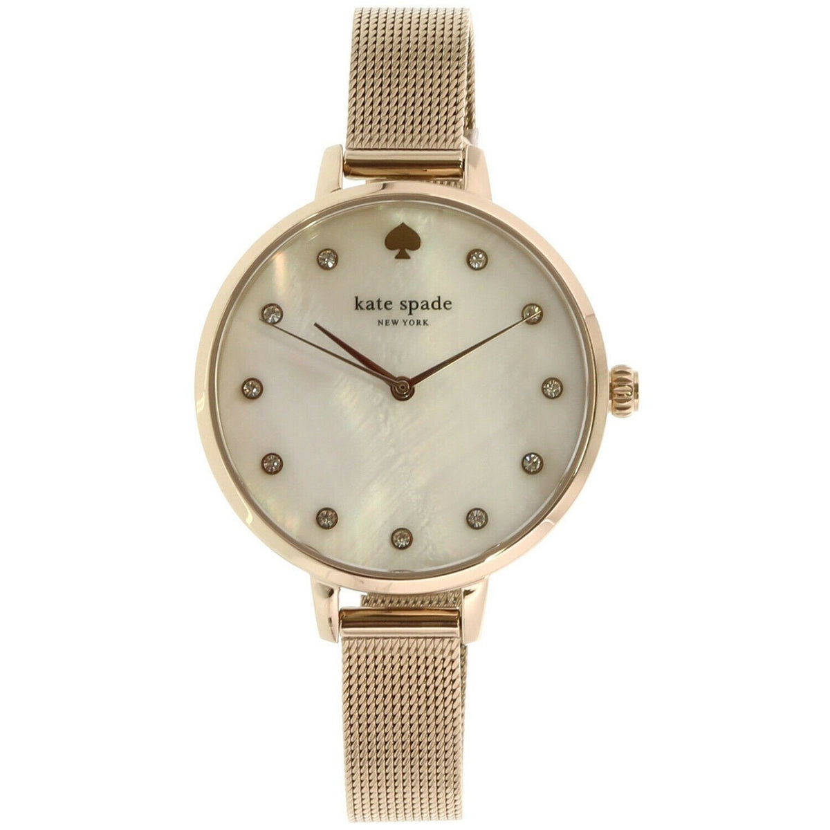 Kate Spade Women's KSW1492 Metro Rose Gold-Tone Stainless Steel Watch