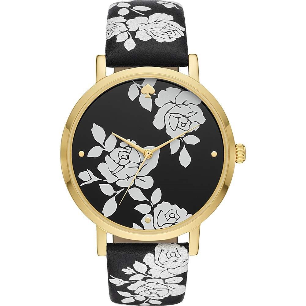 Kate Spade Women's KSW1498 Metro Black Leather Watch