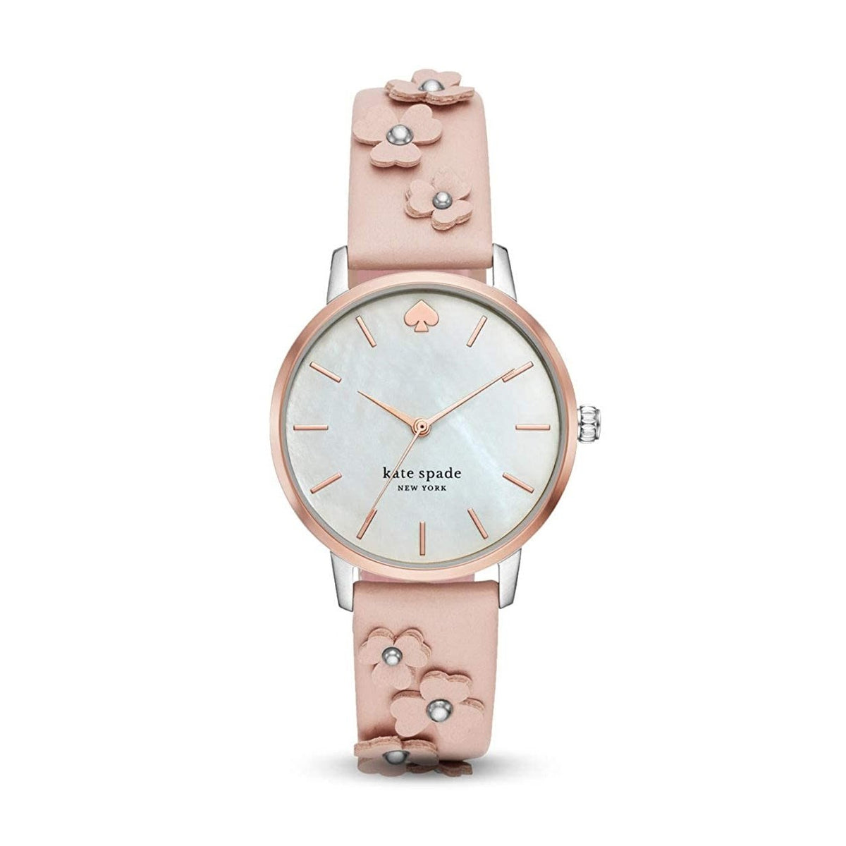 Kate Spade Women's KSW1513 Metro Pink Leather Watch