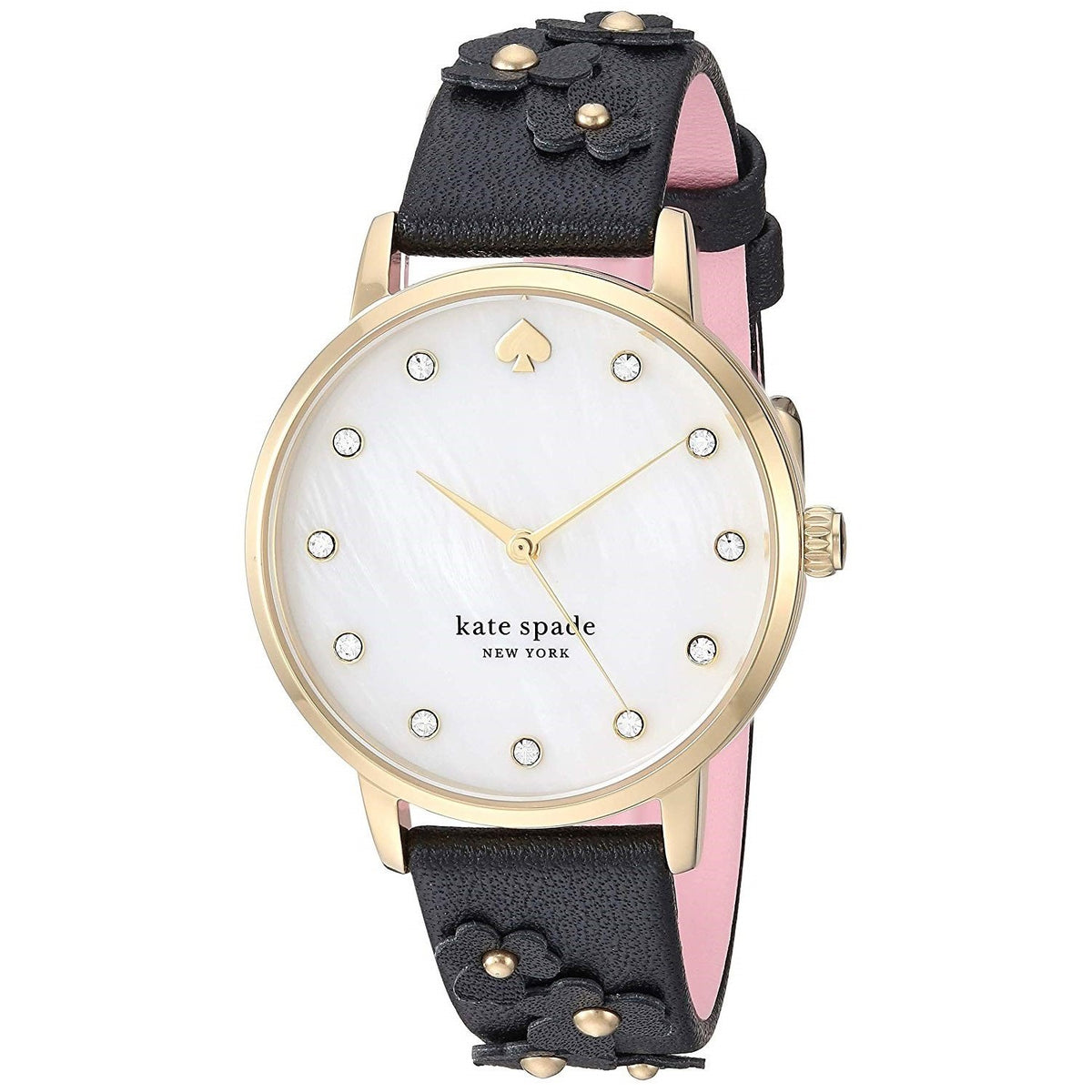 Kate Spade Women's KSW1514 Metro Black Leather Watch