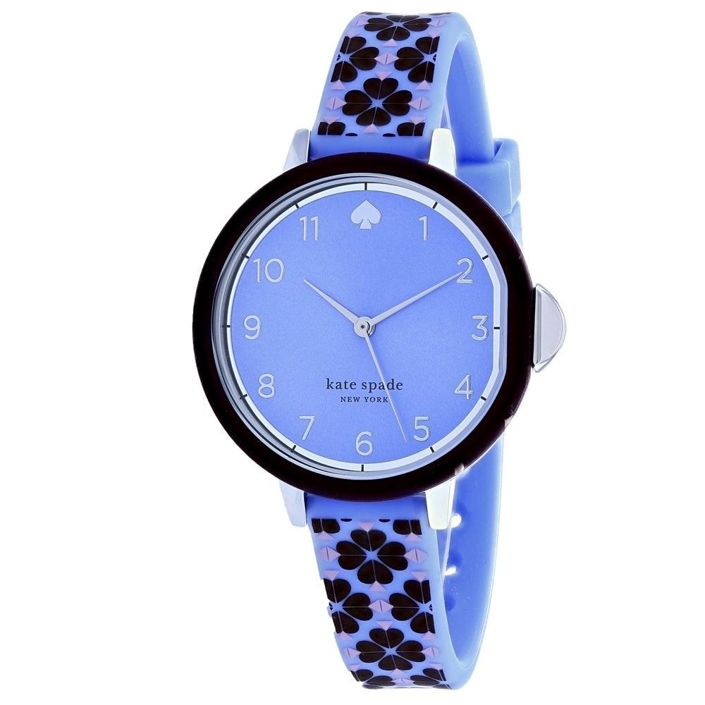 Kate Spade Women&#39;s KSW1568 Park Row Spade Flower Multicolored Silicone Watch