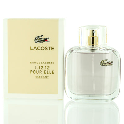 L.12.12 Elle Elegant Lacoste Edt Spray 3.0 Oz (90 Ml) For Women
