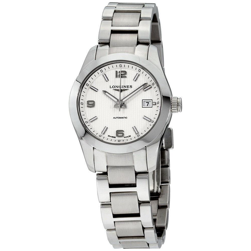 Longines Women&#39;s L2.285.4.76.6 Conquest Classic Stainless Steel Watch