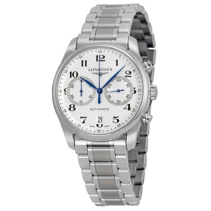 Longines Men&#39;s L2.629.4.78.6 Master Chronograph Stainless Steel Watch