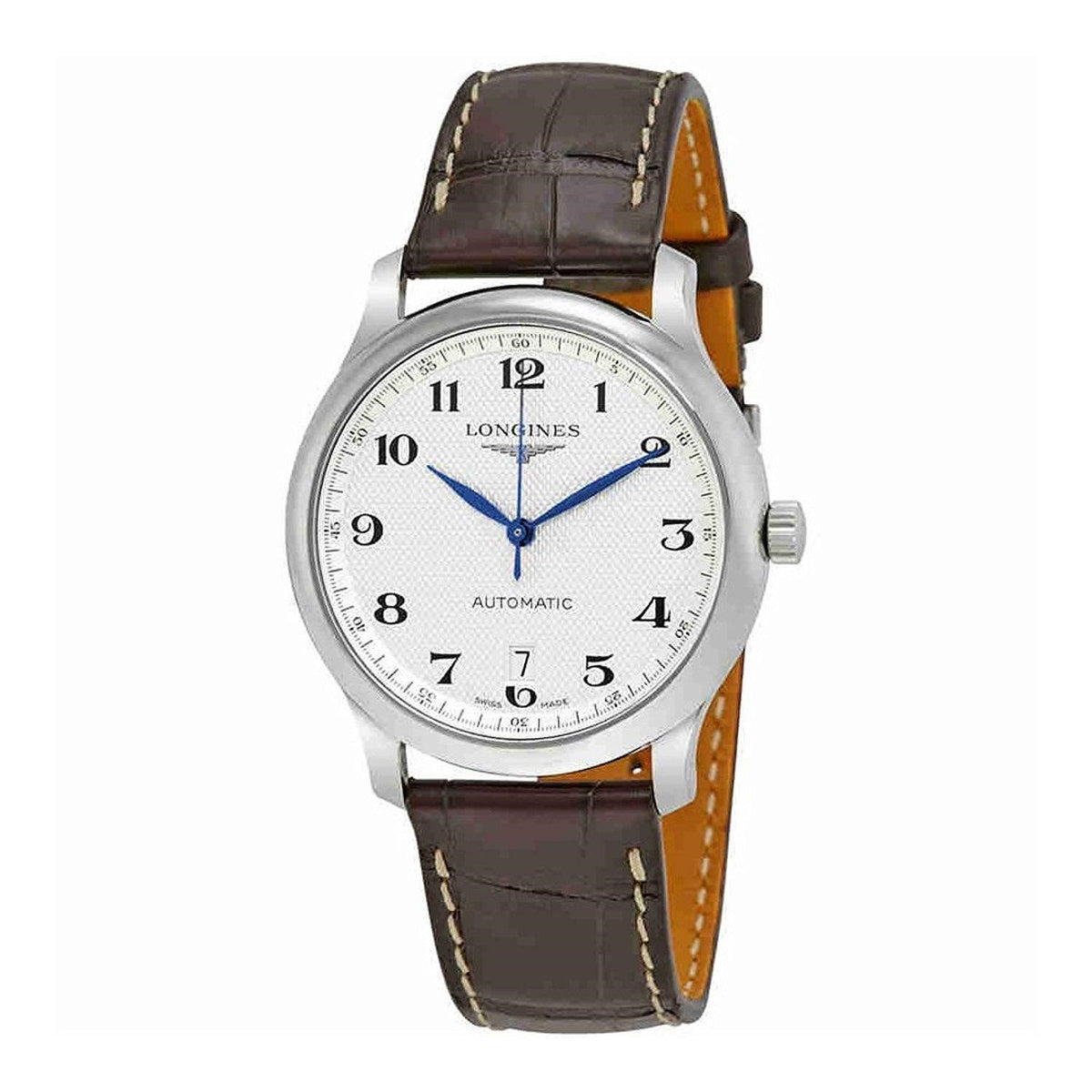 Longines Men&#39;s L26284783 Master Automatic Brown Leather Watch