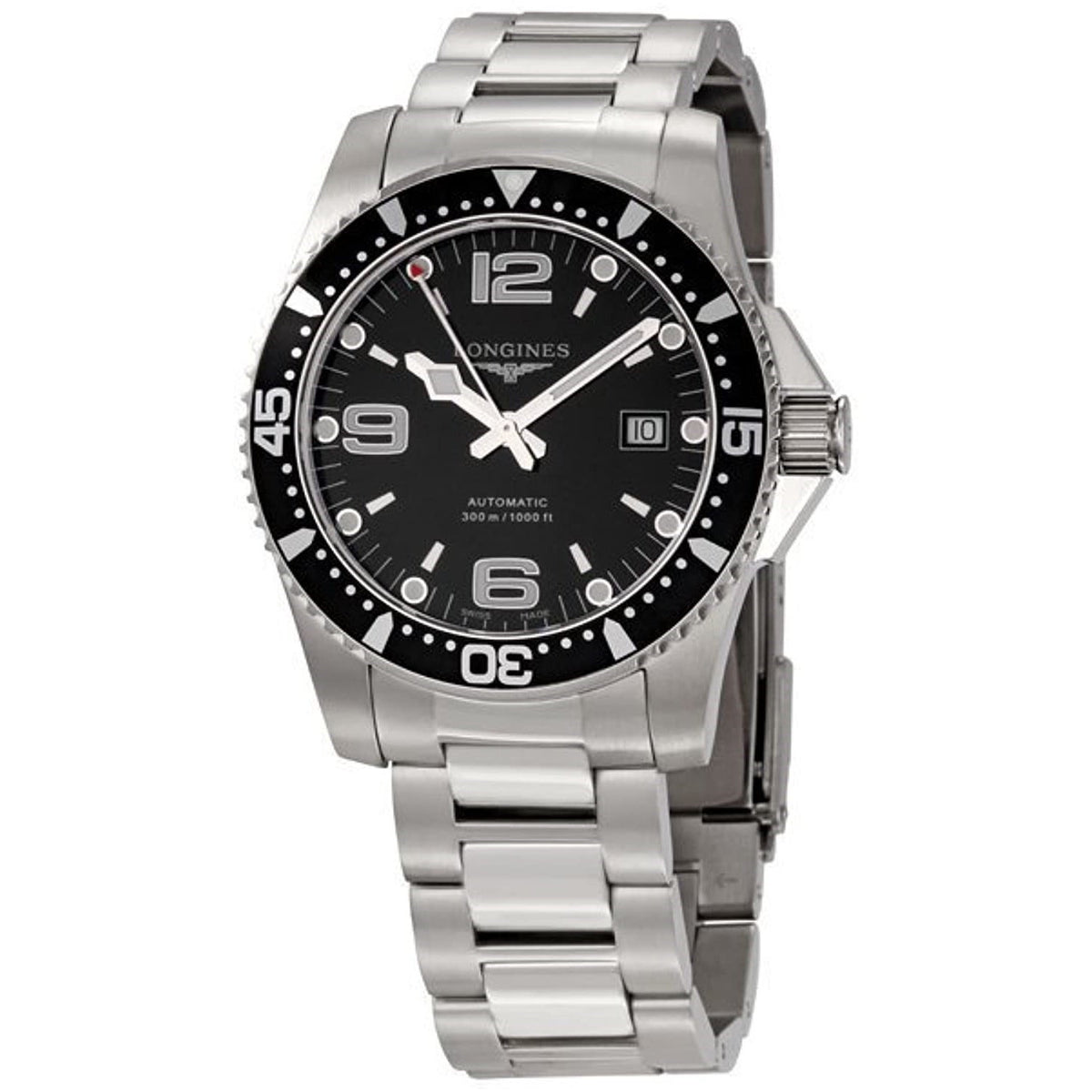 Longines Men&#39;s L36424566 HydroConquest Stainless Steel Watch
